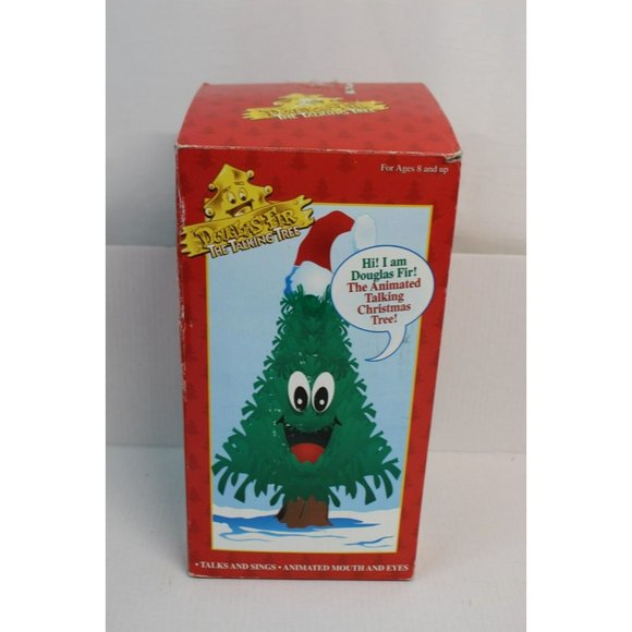 Gemmy Holiday Gemmy Vintage Douglas Fir Talking Tree Animated